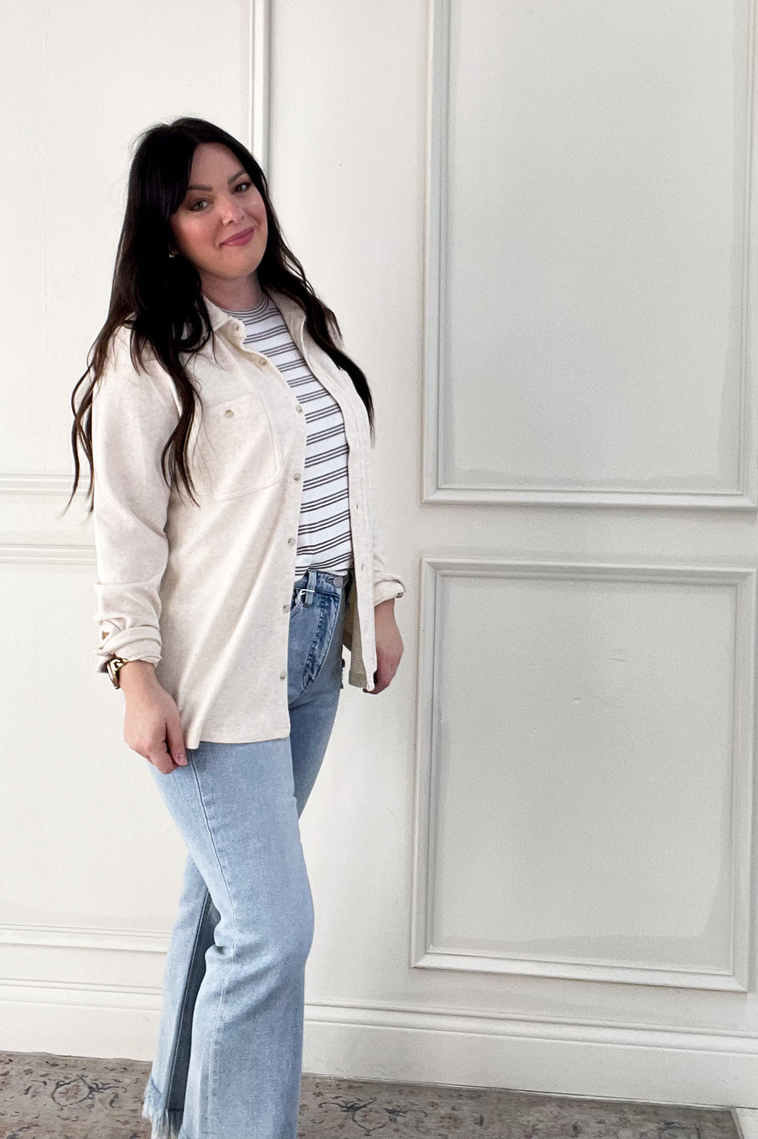 Lewis Button Up Cardigan Shirt