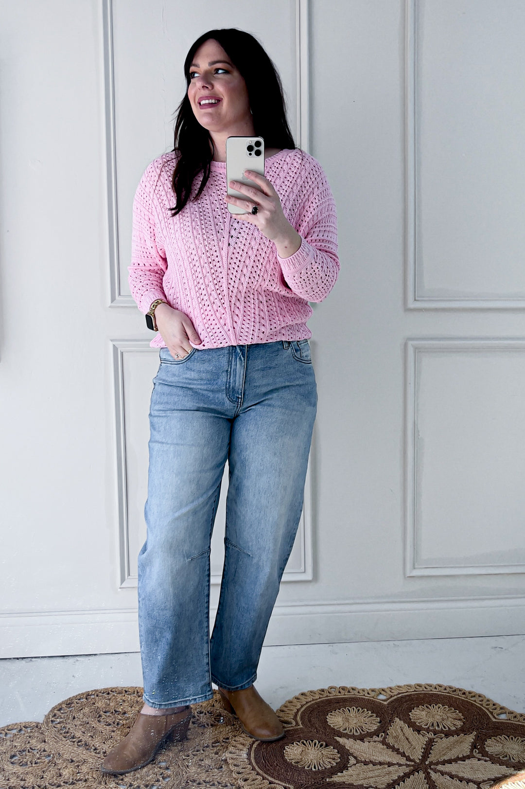 Dolman Sleeve Boatneck Sweater