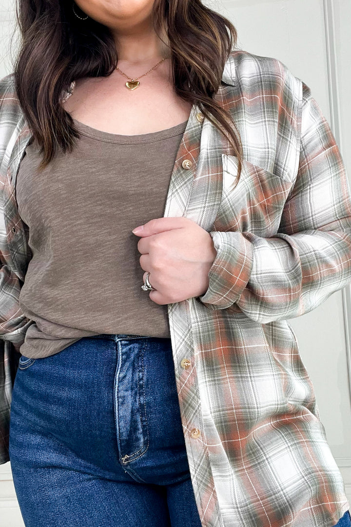 Robertson Plaid Long Sleeve Button Up Shirt