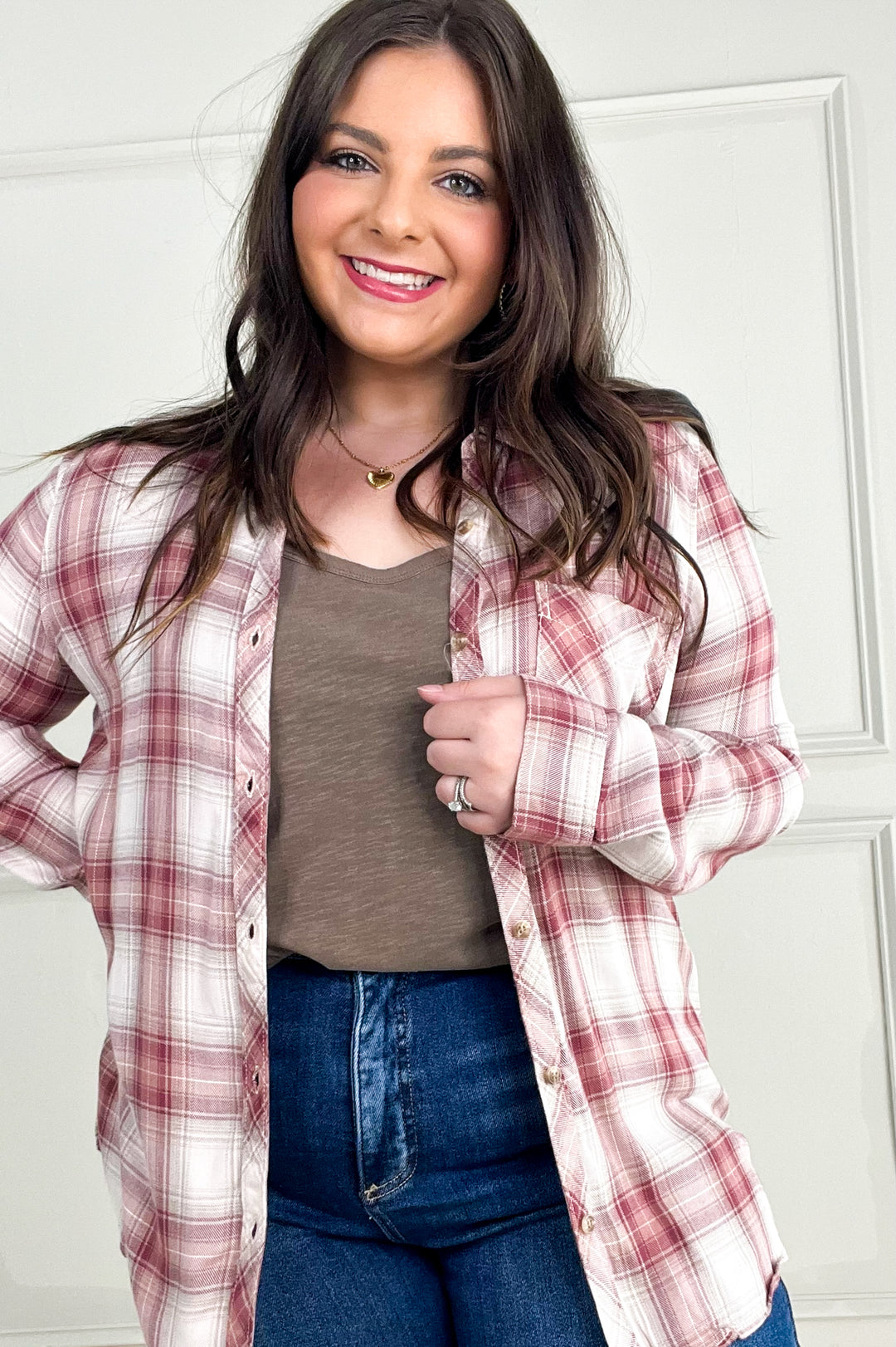 Robertson Plaid Long Sleeve Button Up Shirt