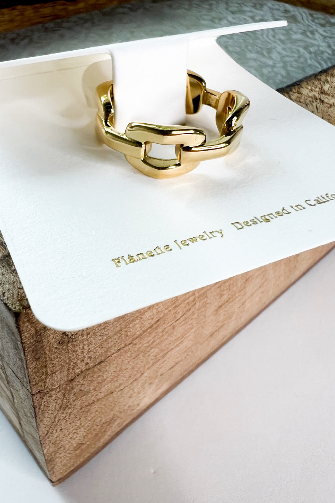 Brooklyn 18K Gold Stack Braided Non-Tarnish Ring
