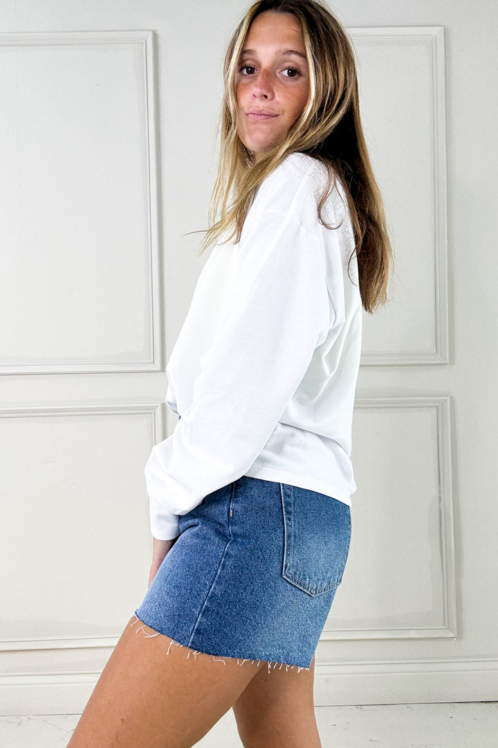 Z Supply - Everyday Hi Rise Denim Shorts | Vintage Indigo