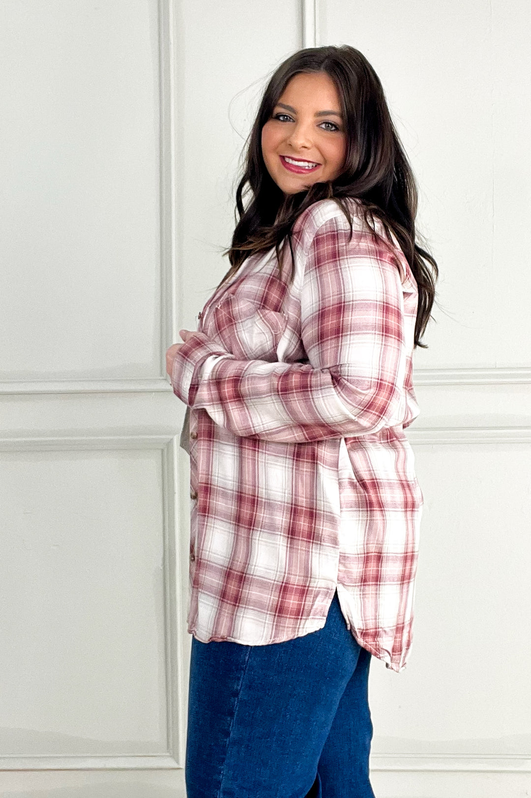 Robertson Plaid Long Sleeve Button Up Shirt