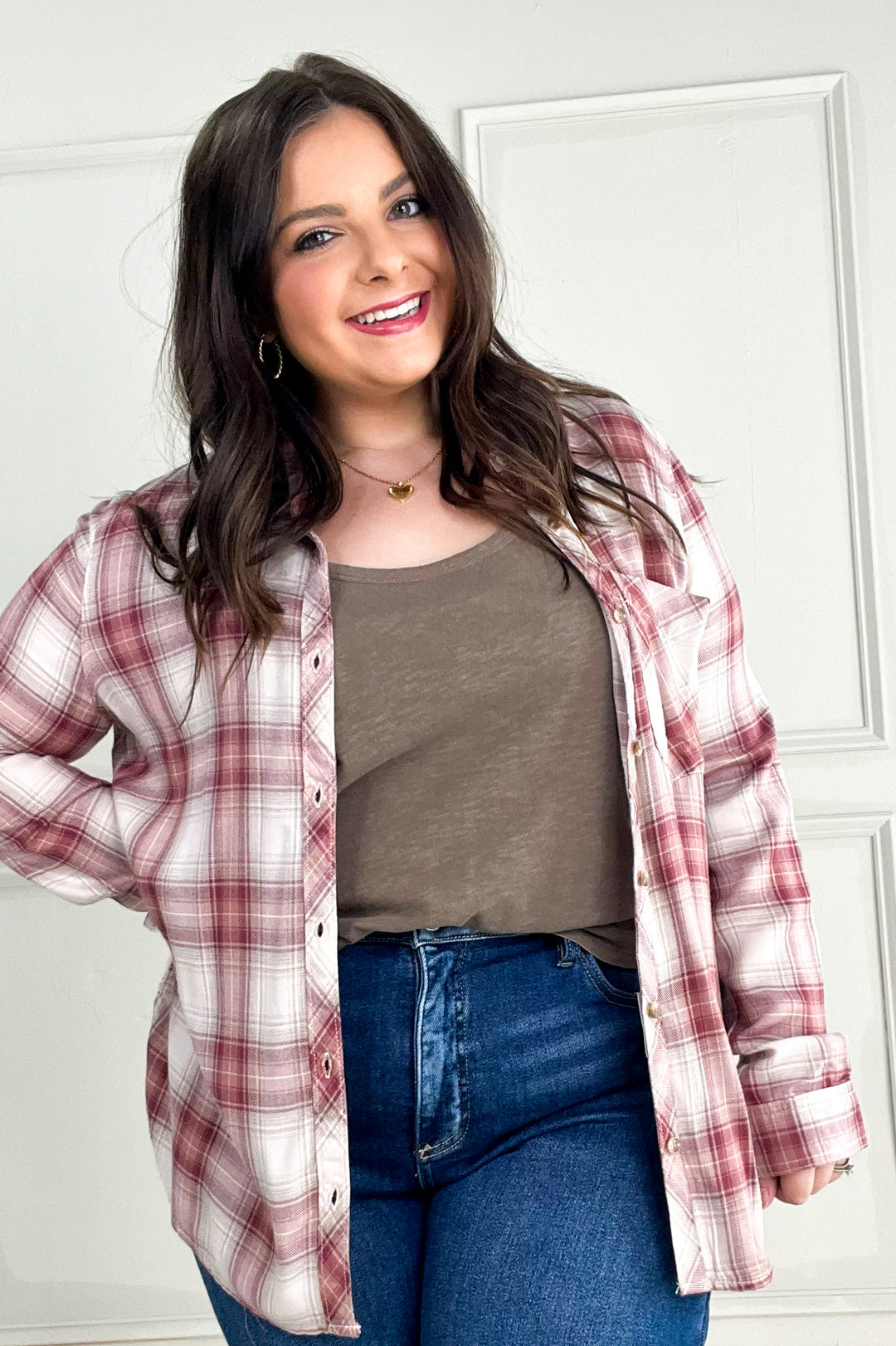 Robertson Plaid Long Sleeve Button Up Shirt