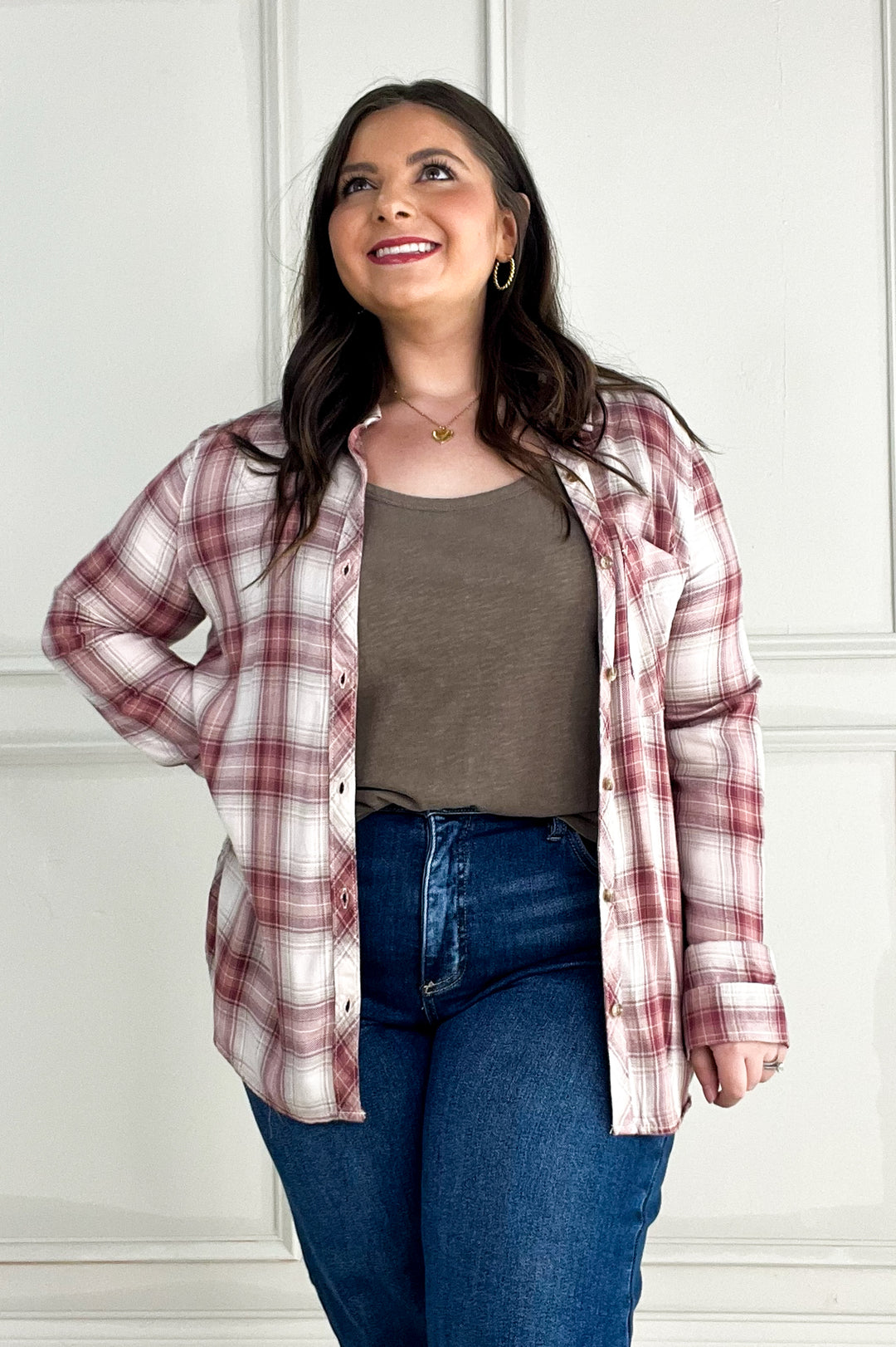 Robertson Plaid Long Sleeve Button Up Shirt