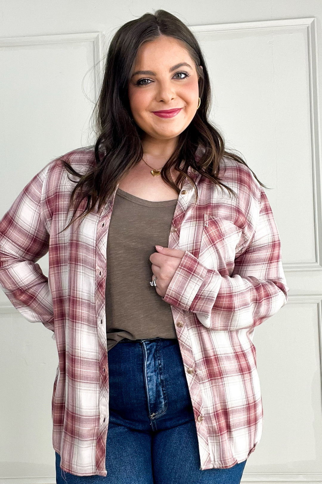 Robertson Plaid Long Sleeve Button Up Shirt