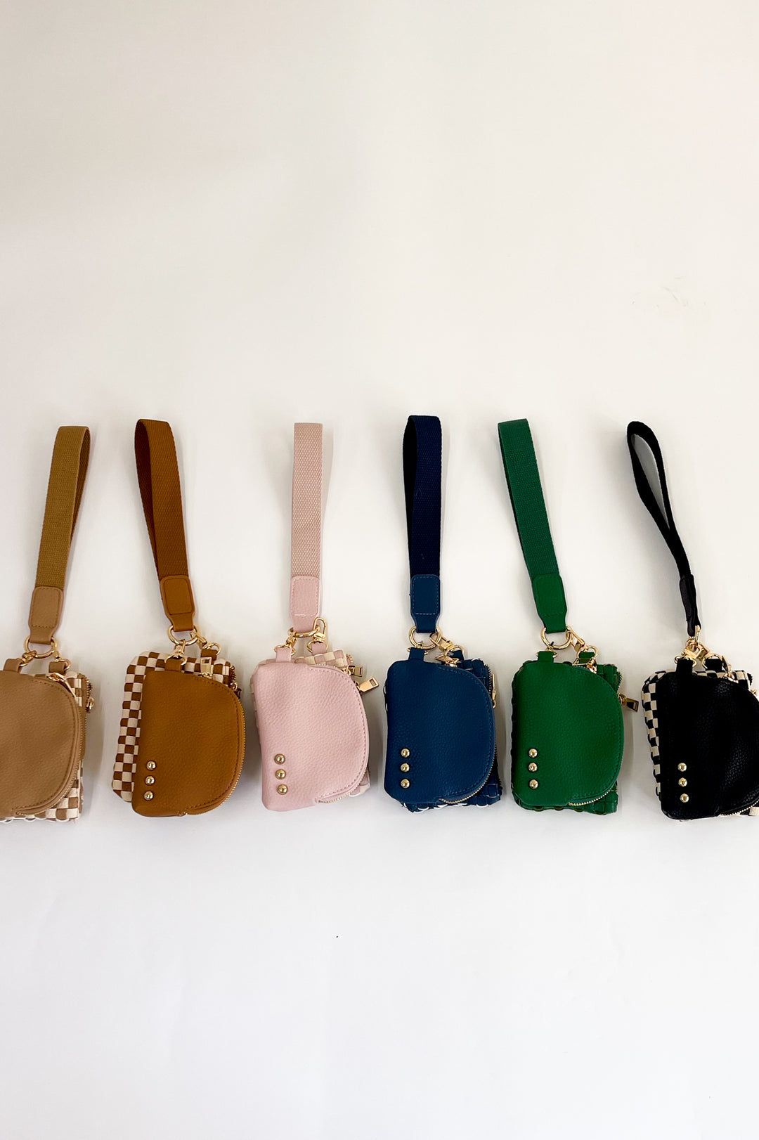 Wonderlust Woven Dual Pouch Wristlet