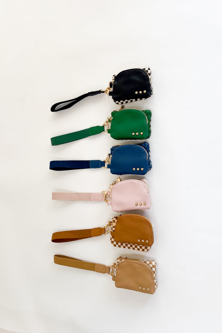 Wonderlust Woven Dual Pouch Wristlet