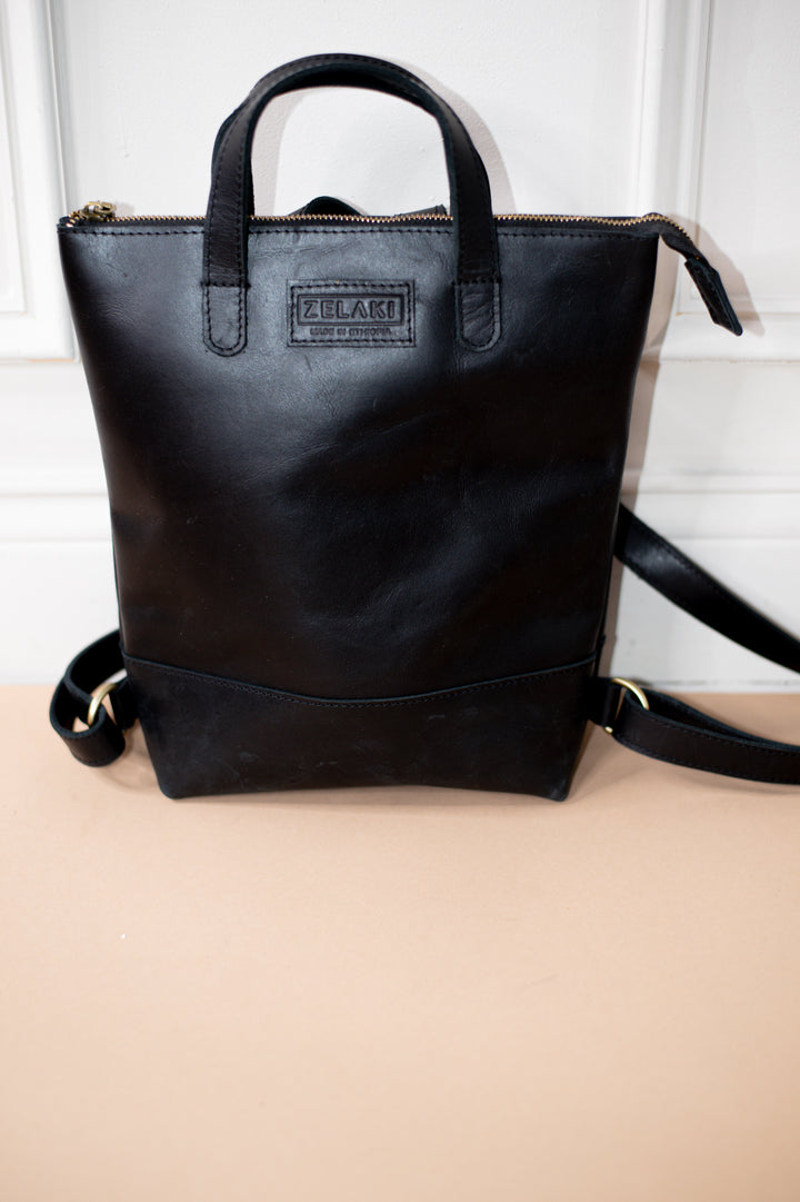 Dessie Leather Backpack - Zelaki Leather Co.