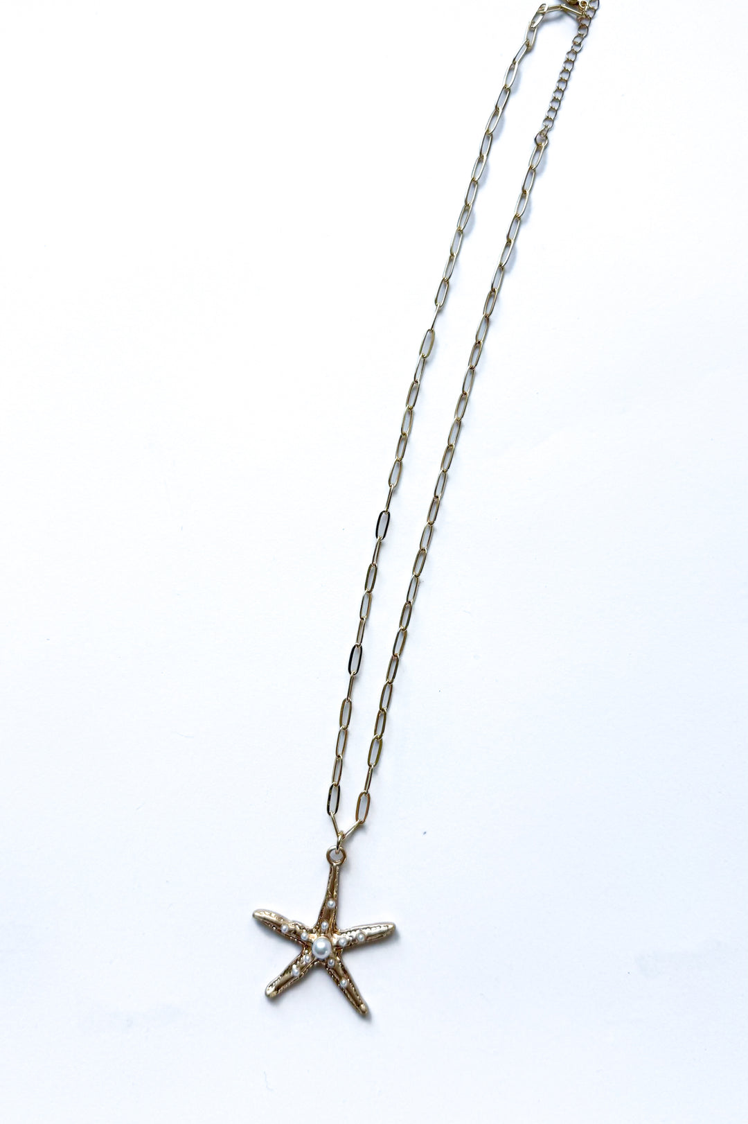 Starfish Pendant Short Necklace