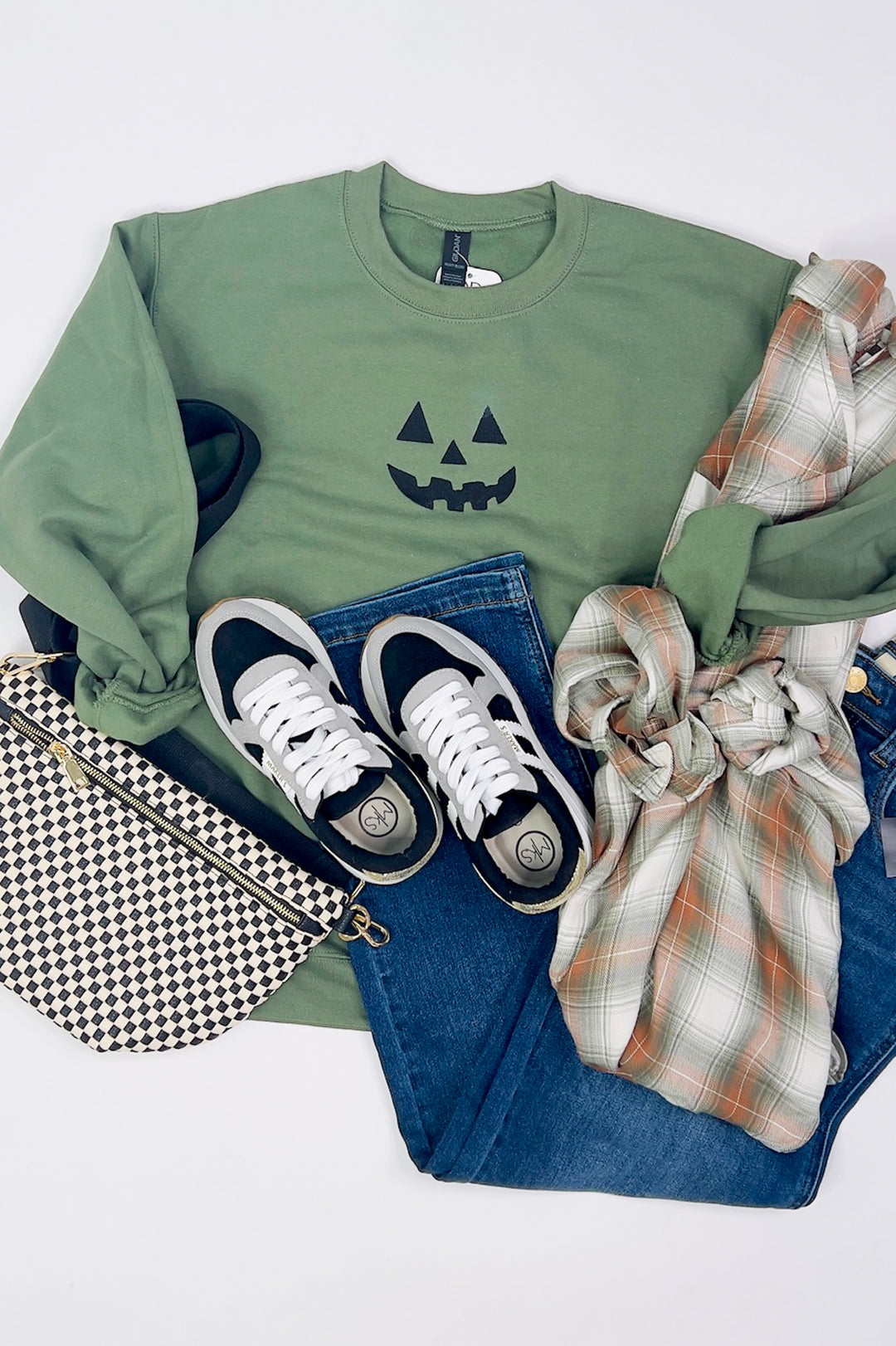 Jack-O’-Lantern Embroidered Sweatshirt