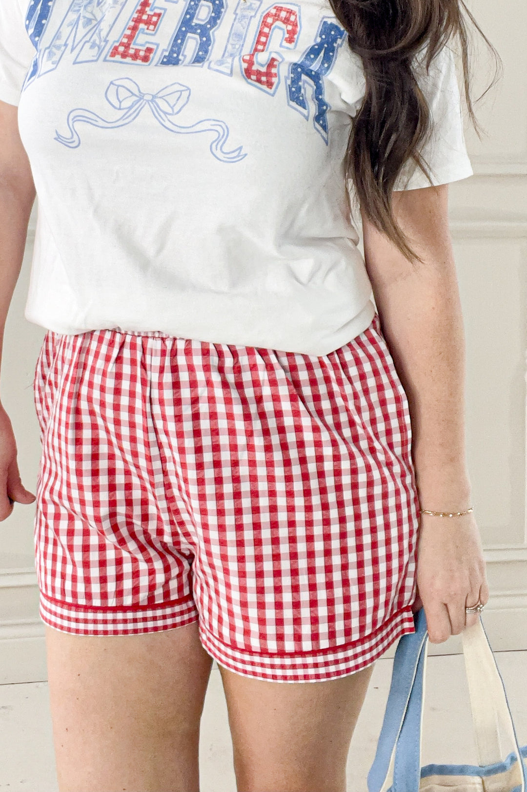 Americana Gingham Shorts