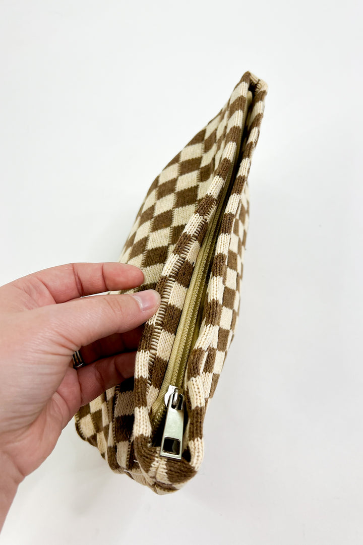 Checkerboard Accessory Bag