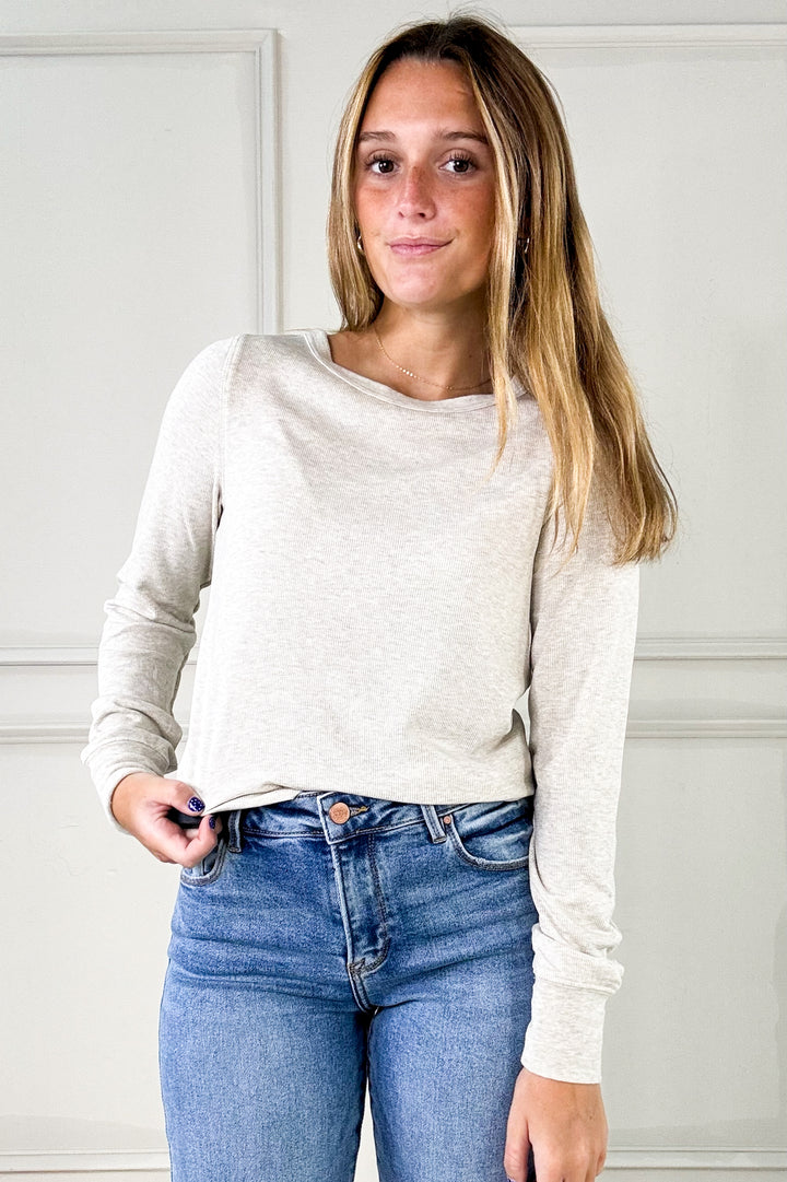 Thread and Supply Stacy Long Sleeve Basic Top