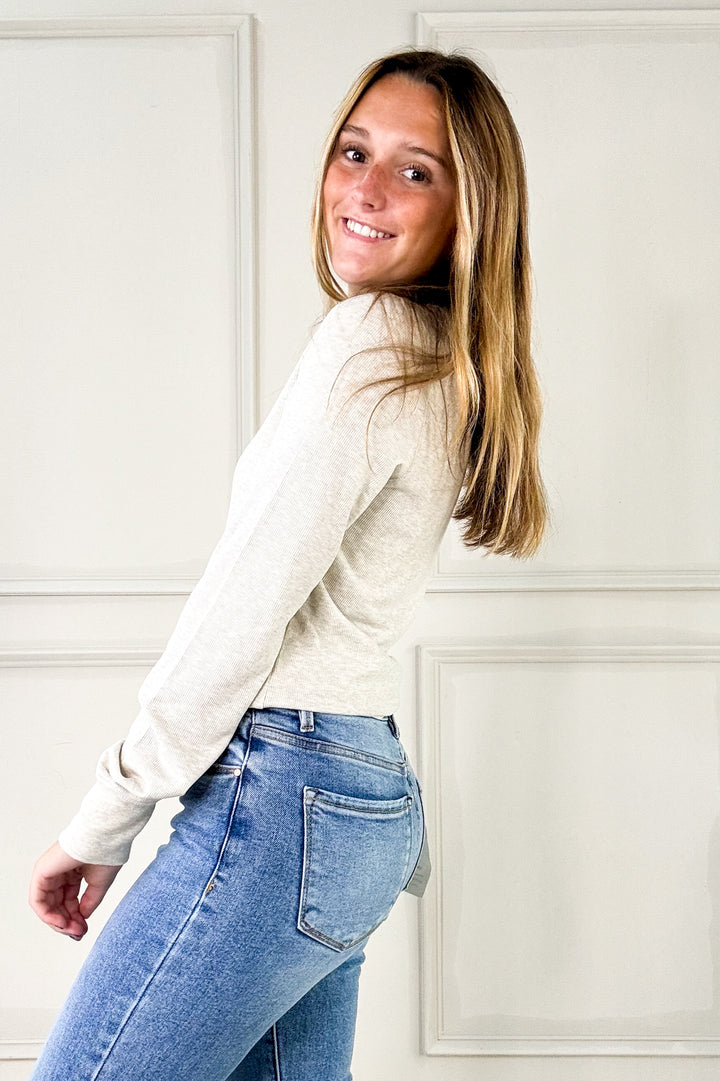 Thread and Supply Stacy Long Sleeve Basic Top