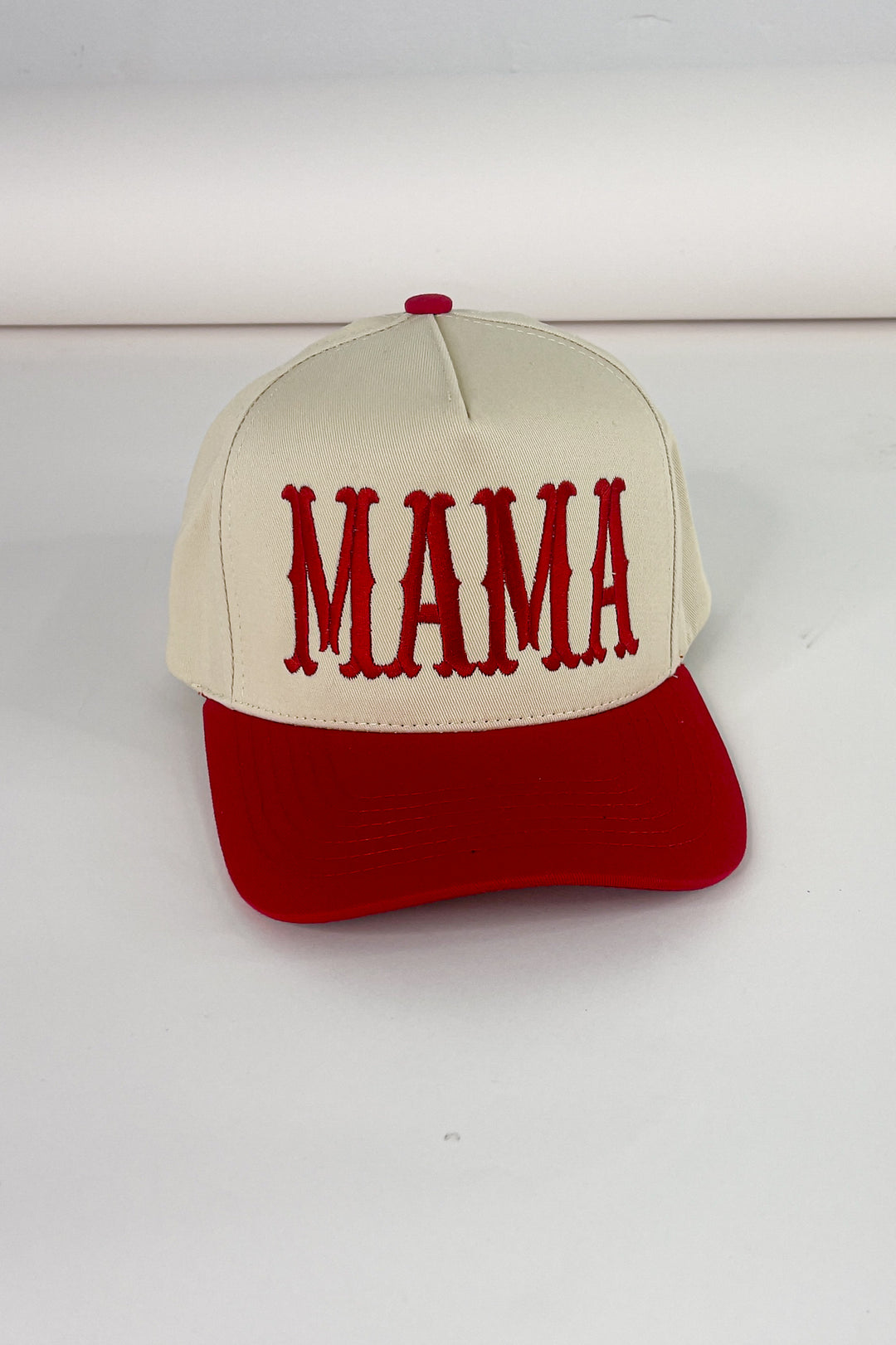 Embroidered Mama Typography Ball Cap