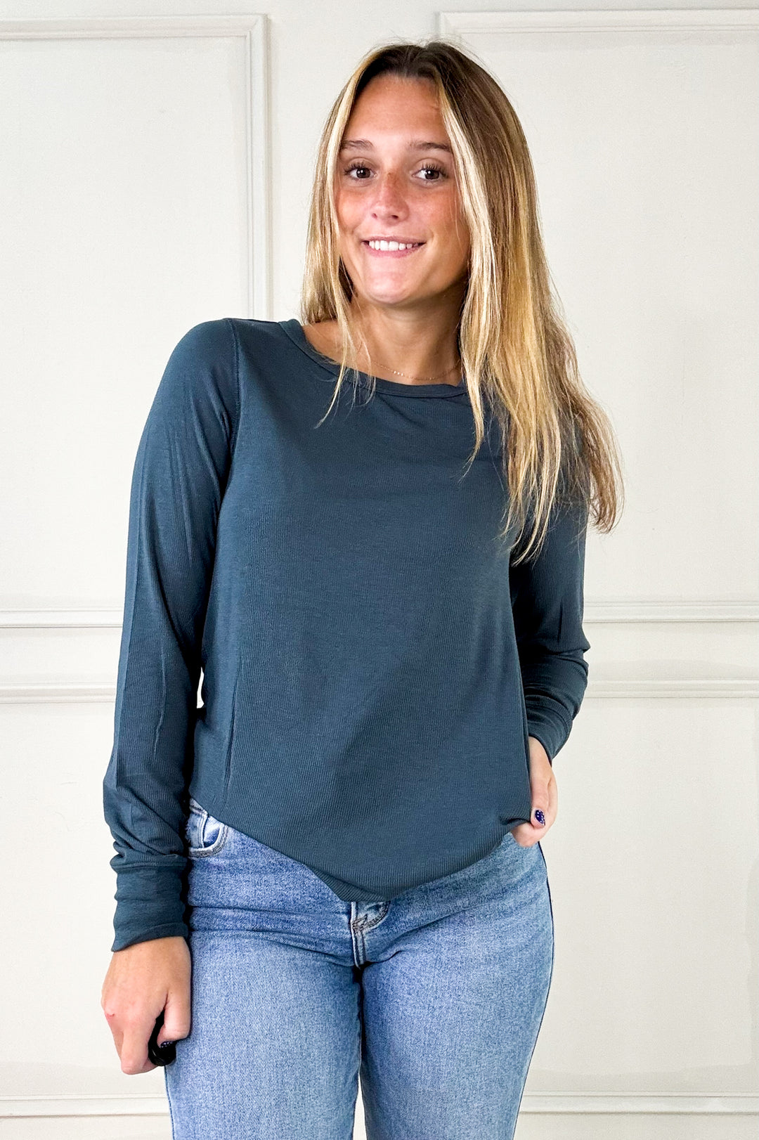 Thread and Supply Stacy Long Sleeve Basic Top