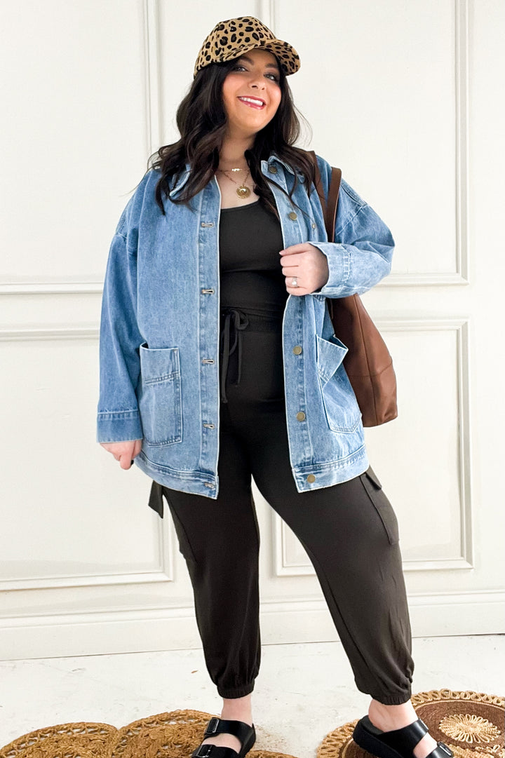 Boxy Cut Denim Jacket