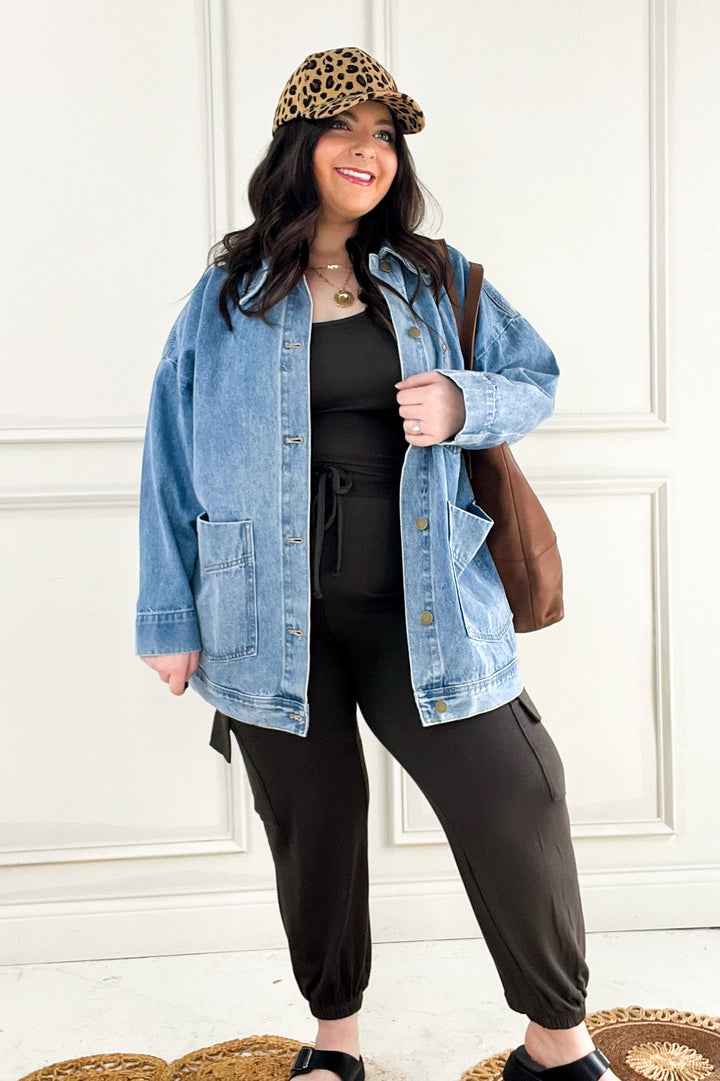 Boxy Cut Denim Jacket