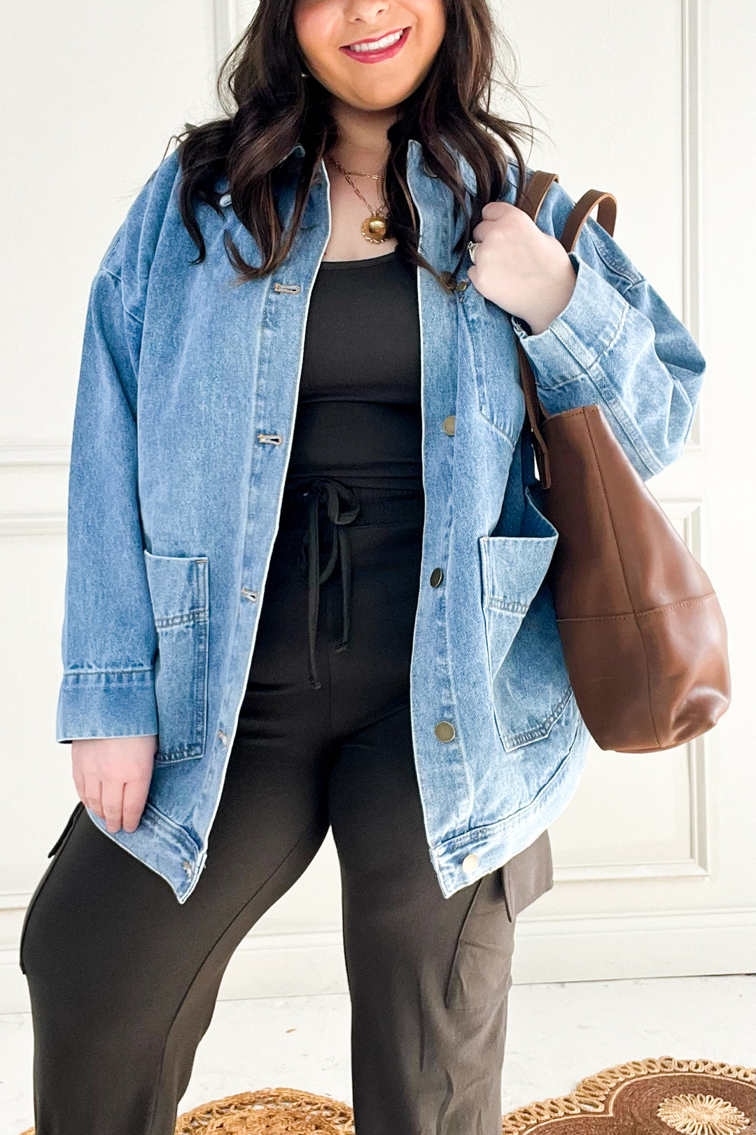 Boxy Cut Denim Jacket