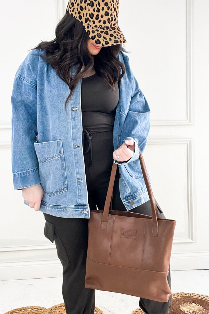 Boxy Cut Denim Jacket