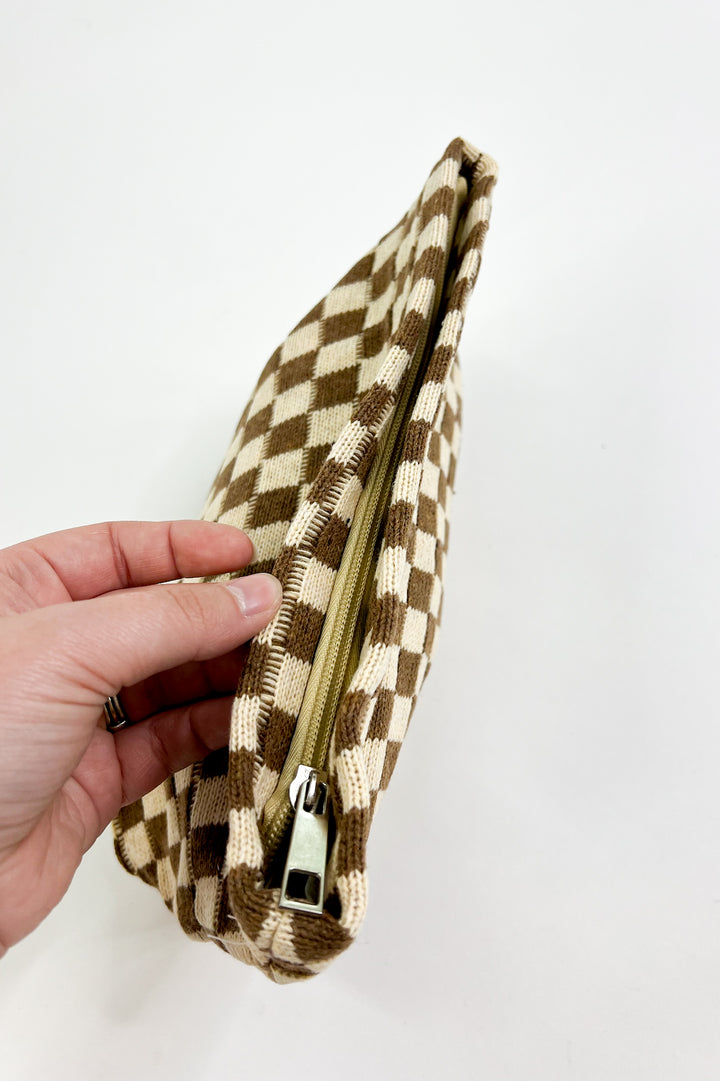Checkerboard Accessory Bag