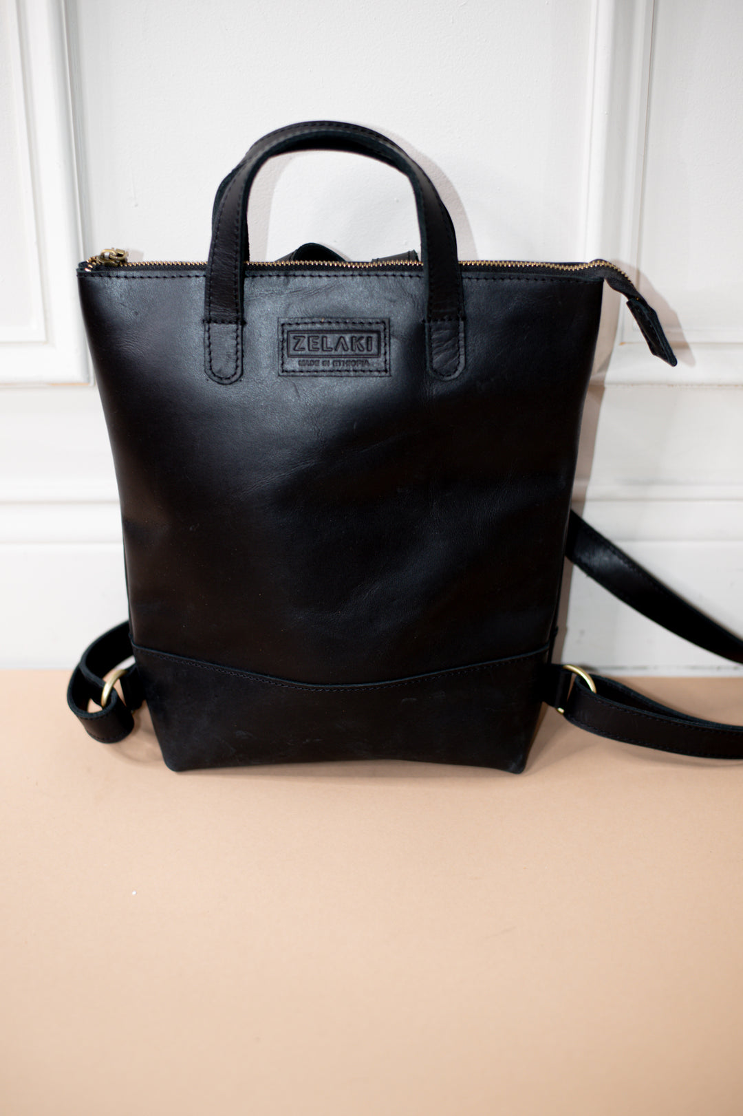 Dessie Leather Backpack - Zelaki Leather Co.