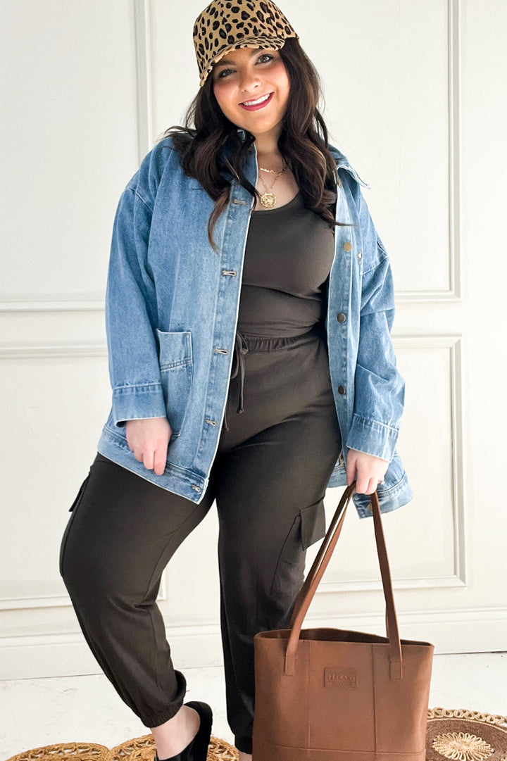 Boxy Cut Denim Jacket