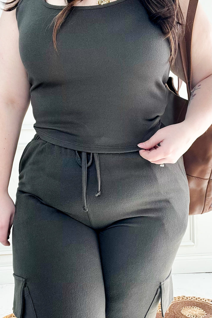 Brushed Hacci Lounge Tank Top