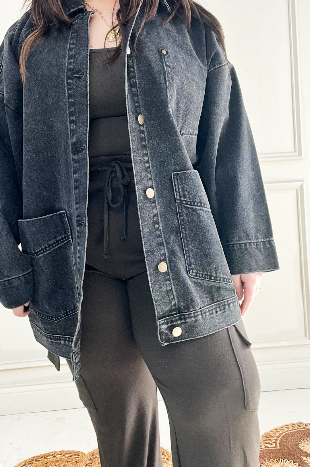 Boxy Cut Denim Jacket