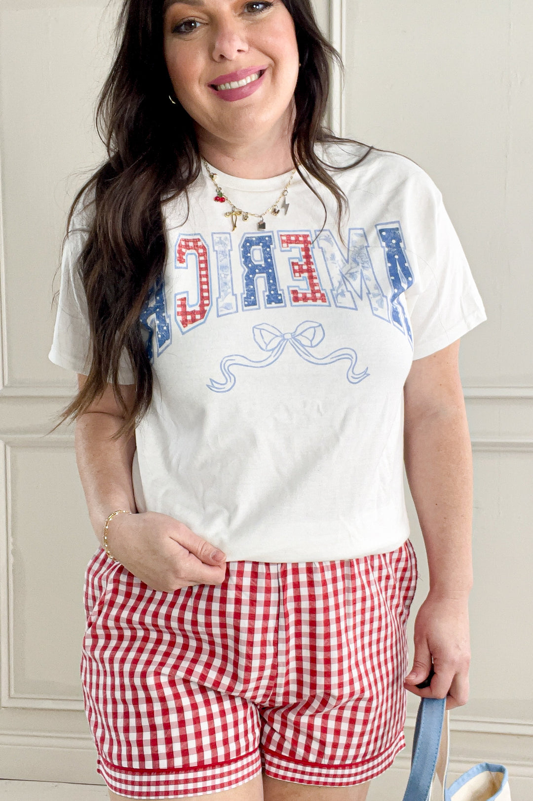 Americana Gingham Shorts