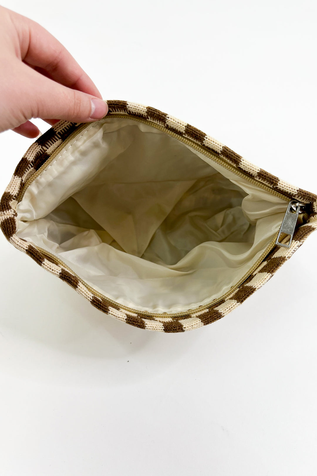 Checkerboard Accessory Bag