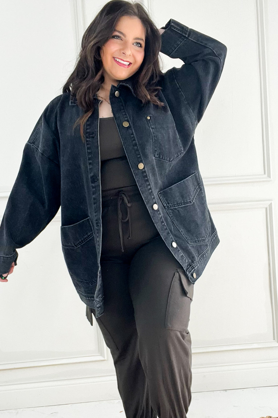 Boxy Cut Denim Jacket