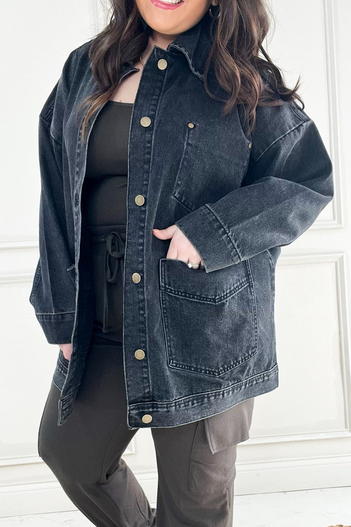 Boxy Cut Denim Jacket