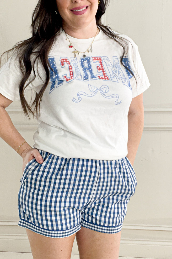 Americana Gingham Shorts