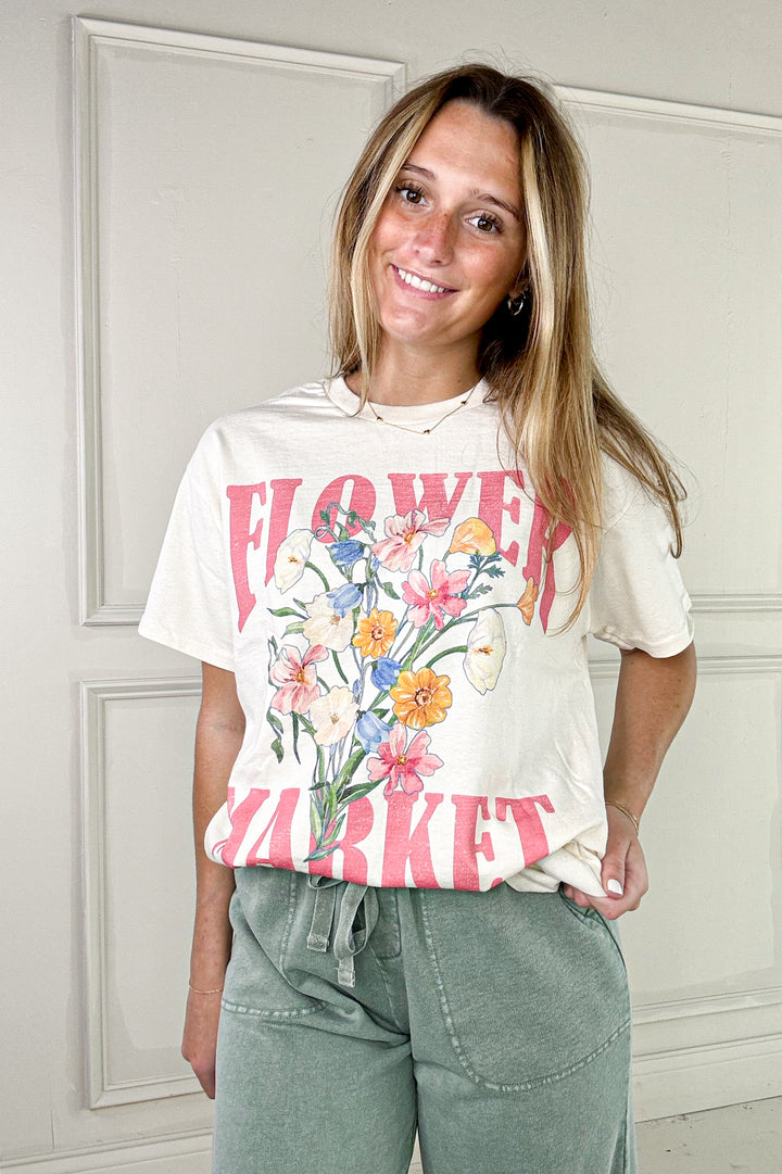 Flower Market Graphic Tee