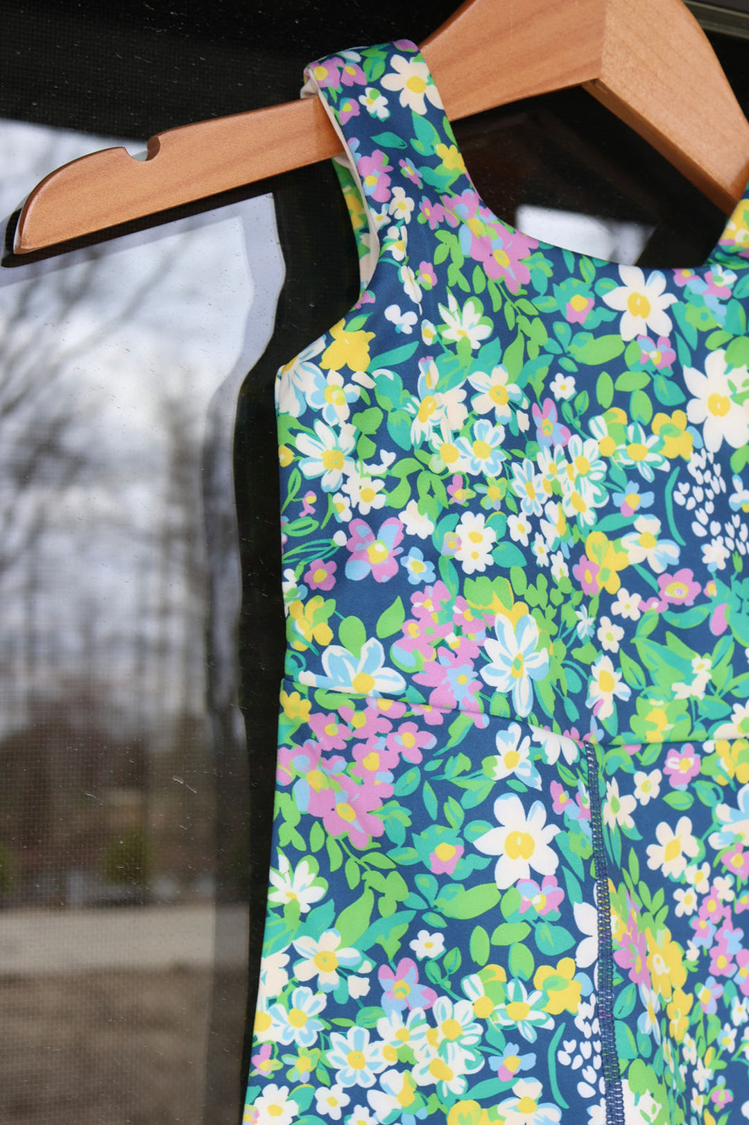 Girls Breezy Floral Athletic Romper