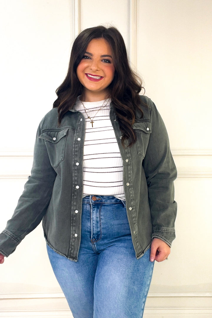 Pippin Button-Down Jacket