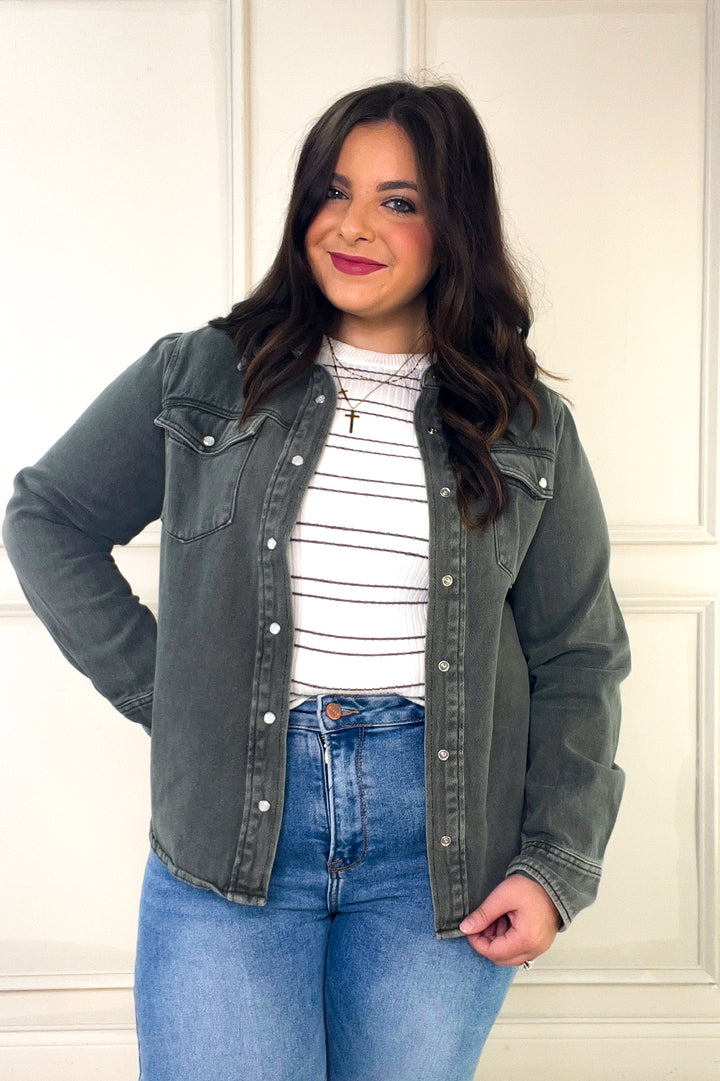 Pippin Button-Down Jacket