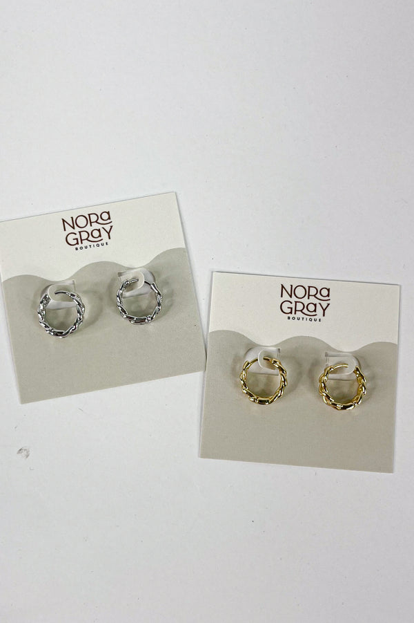 14K Gold Dipped Link Hoops