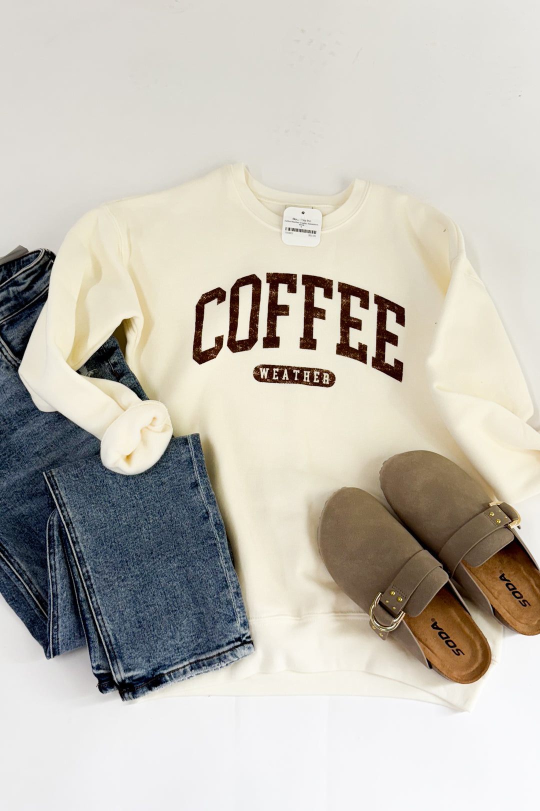 Coffee Weather Graphic Sweatshirt