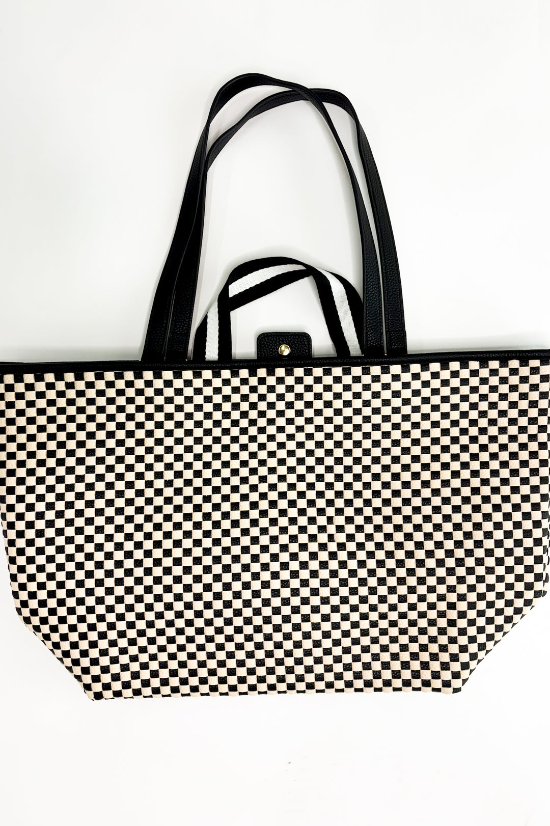 Woven Tiffany Organizer Tote Bag