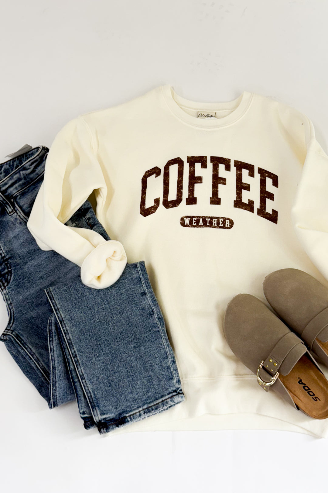 Coffee Weather Graphic Sweatshirt