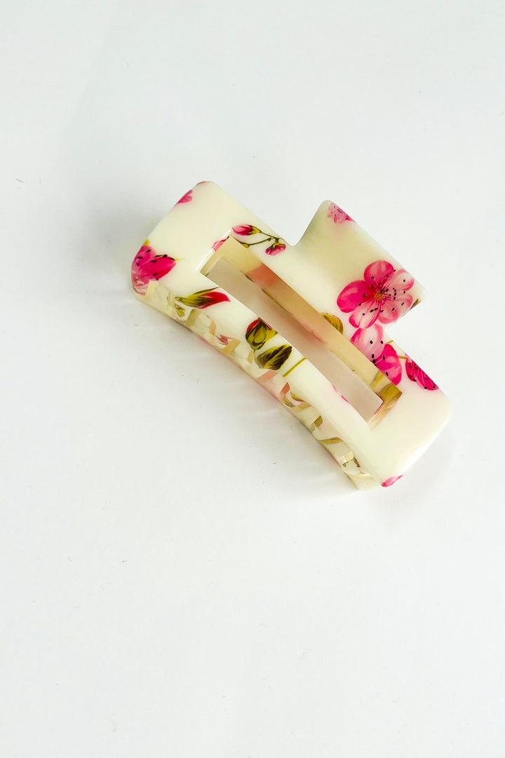 Hollow Inked Hair Claw Clip