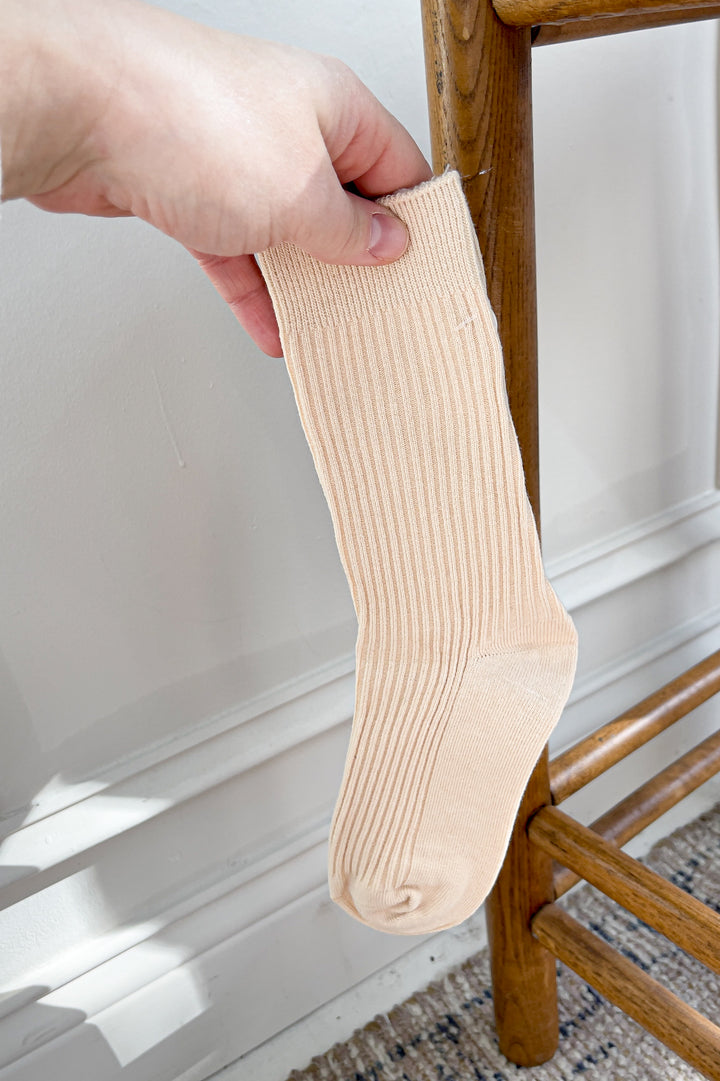 Sporty Ribbed Socks