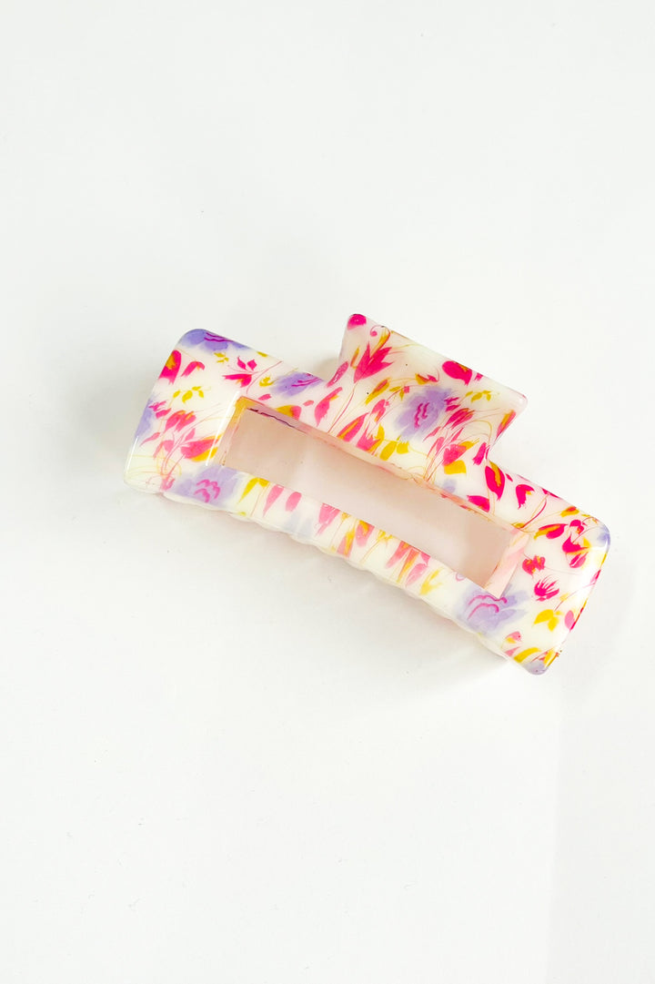 Hollow Inked Hair Claw Clip