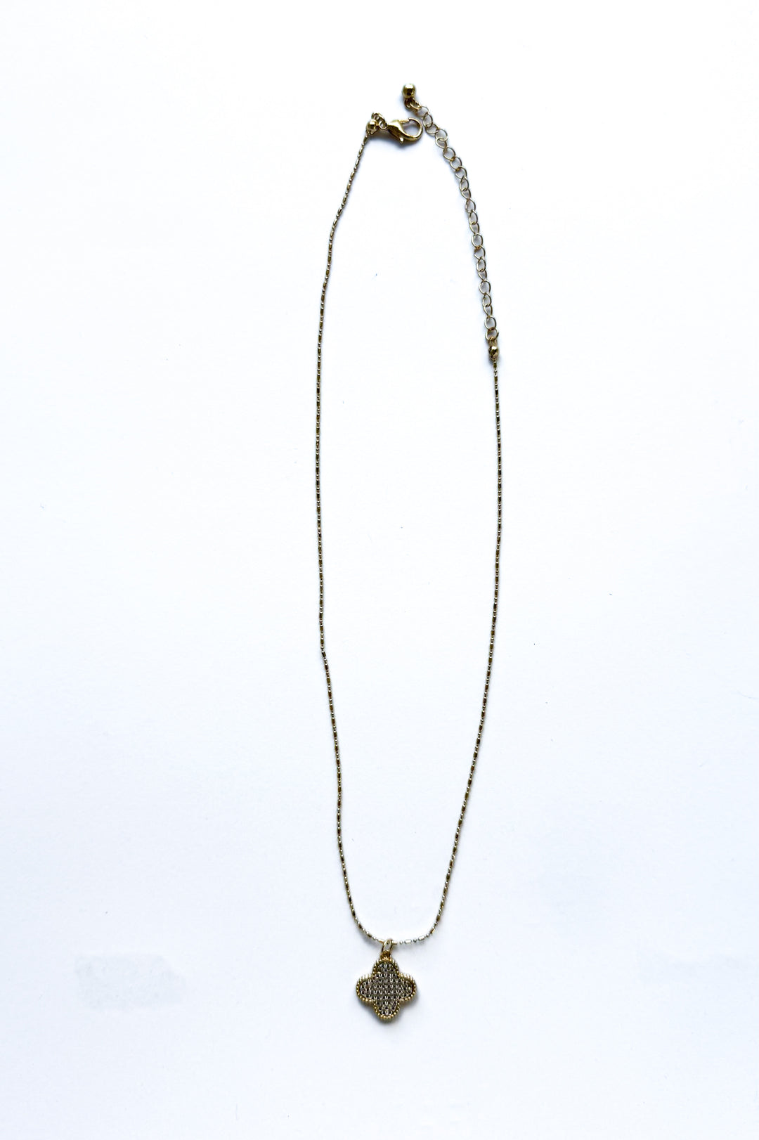 Clover Gold Dipped Necklace