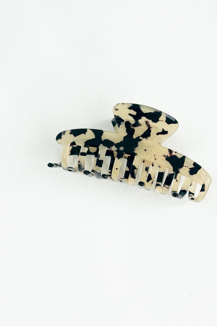 Tortoise Shell Shark Hair Claw Clip