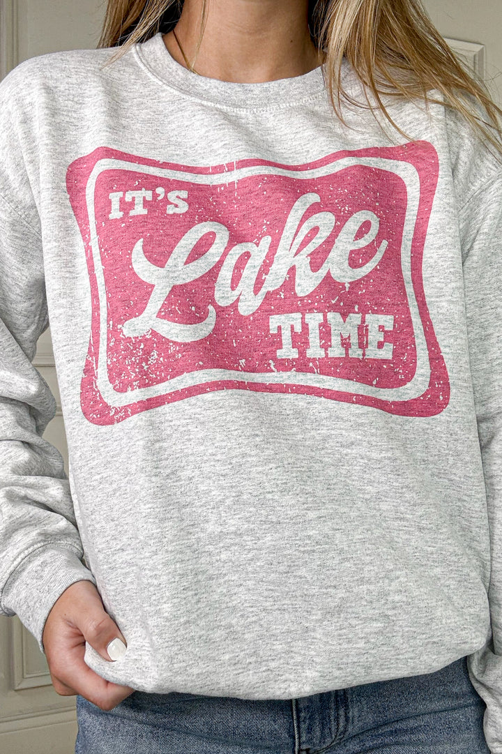 It's Lake Time Graphic Sweatshirt