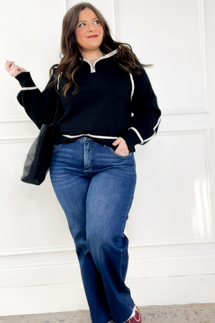 Z Supply Alps Half Zip Sweater